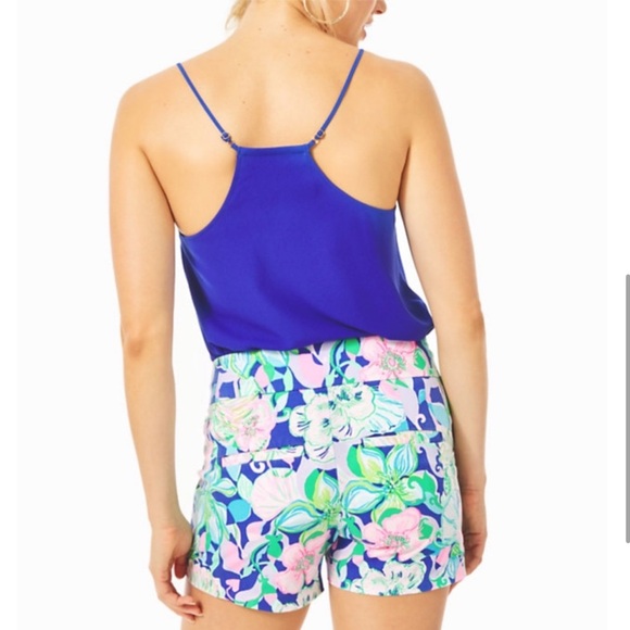 LILLY PULITZER Sri Lanka Shorts 4" Multi color tie front shorts - Picture 3 of 12